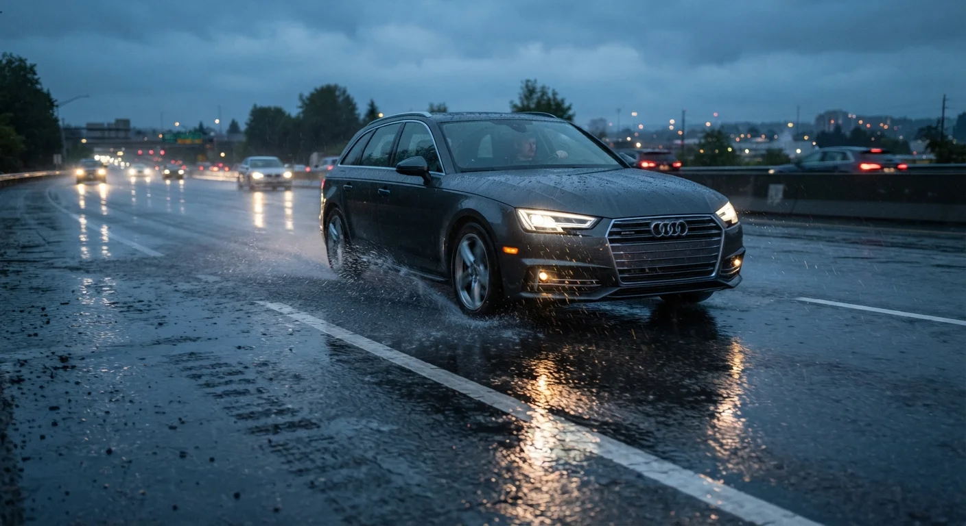 Driving in Rain, Snow, and Ice: How Surface Conditions Change the Physics