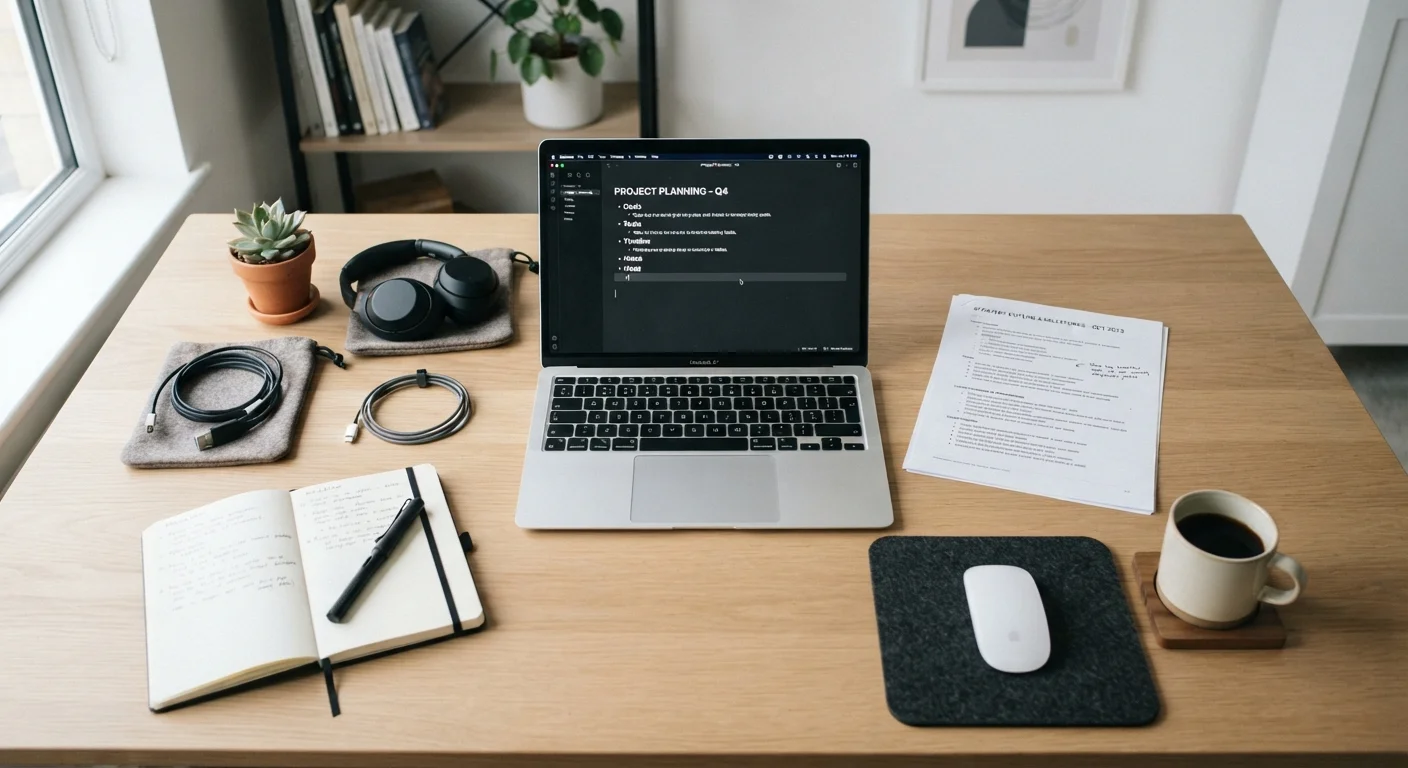 Note-Taking Apps vs. Word Processors: Two Tools, Different Jobs