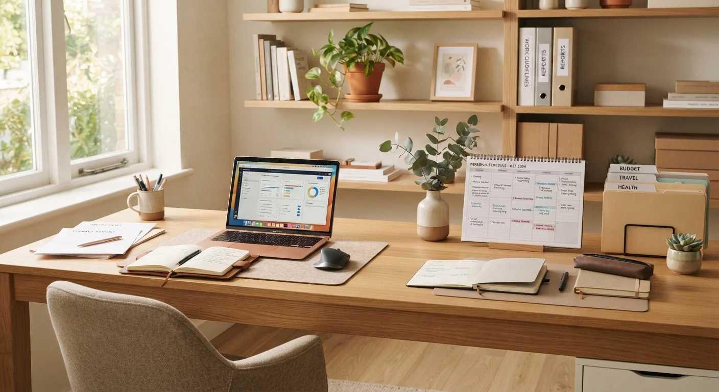 Organizing a Home Office That Handles Both Work and Life Admin