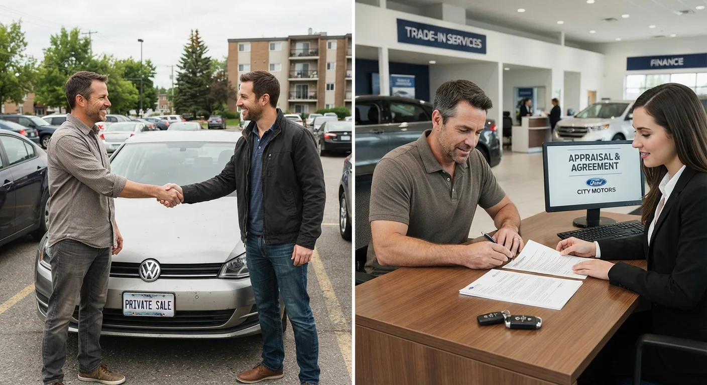 Private Party Sale vs. Dealership Trade-In: What Each Path Actually Costs You