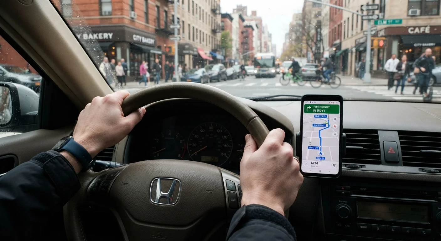 The Tradeoffs of Using GPS Navigation for Every Drive
