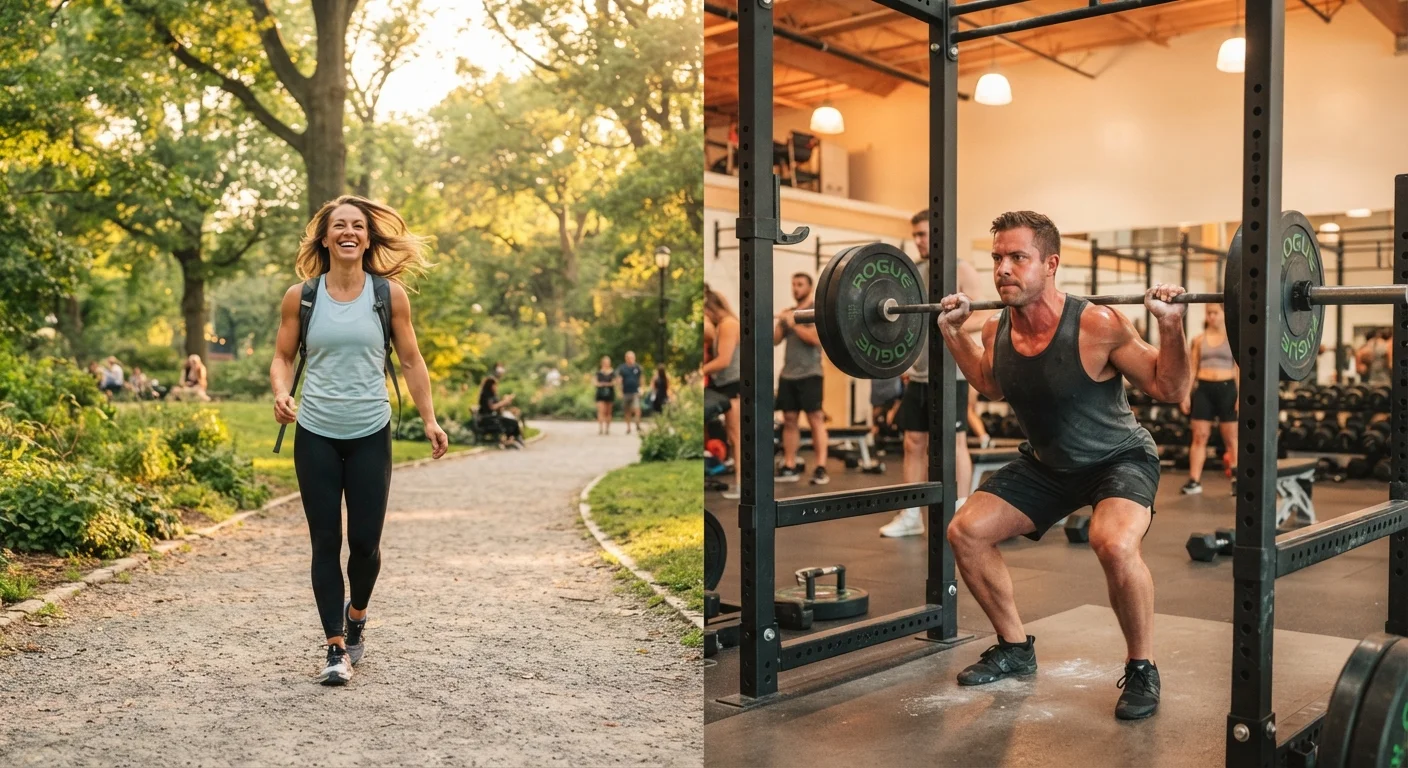 Walking vs. Structured Exercise: How They Each Affect Long-Term Health