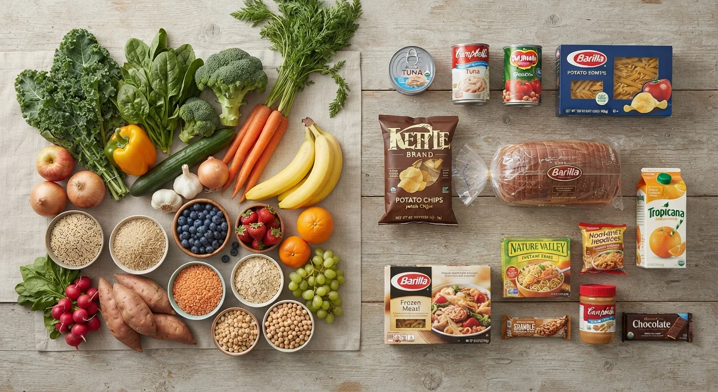 Whole Foods vs. Processed Foods: Understanding the Real Difference