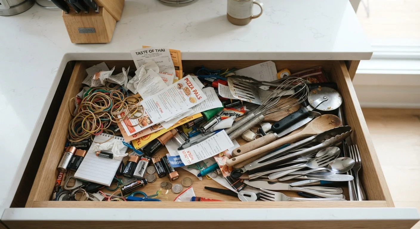 Why Your Kitchen Drawers Keep Becoming a Junk Magnet